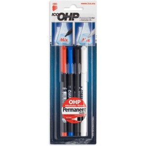 Popisovač sada/4ks F OHP  0,5mm - permanentní Top marker - 00000758