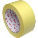 Krepová lepící páska 50mx50mm žlutá