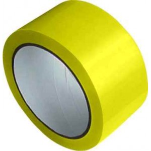 Lepící páska žlutá, 66m x 48mm, PP