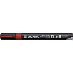 Červený lakový popisovač D-oil 2,8mm DONAU U7369001PL-04