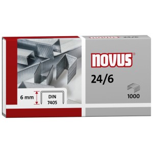 Novus drátky 24/6 Standard - 1000 ks K040-0158