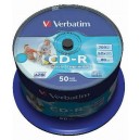 CD-R Verbatim DLP 80min. 52x Printable 50-cake 43309