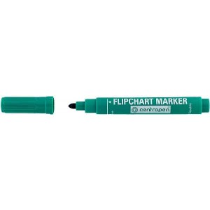 Zelený popisovač Centropen 8550 na Flipcharty