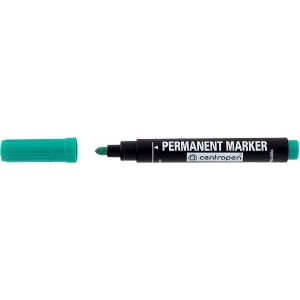 Zelený Centropen 8566 permanentní popisovač, 2,5mm