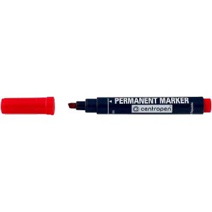 Červený Centropen 8576 permanentní popisovač, 1-4,5mm Červený Centropen 8576 permanentní popisovač, 1-4,5mm