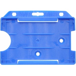 Visačka na šířku - tvrdý plast - modrá  ID 2001