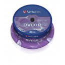 DVD-R Verbatim 4,7 GB 16x 25-cake 43500