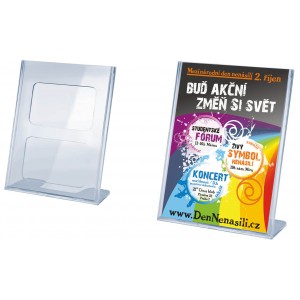 Nixi 297 mm  210 x 297 mm - A4 - plastový stojánek J14.2961