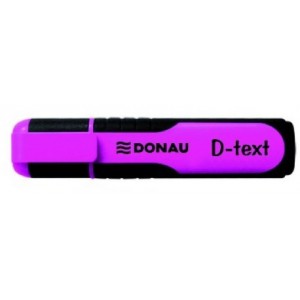 Růžový zvýrazňovač  Donau D-TEXT U7358001PL-16
