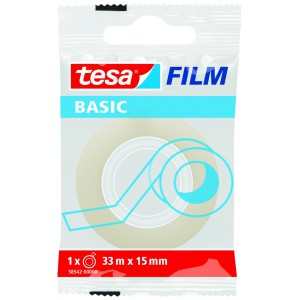 Lepicí páska 15mmx33m průhledná tesa Basic J58542