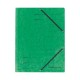 Spisové desky s gumičkou A4 Prešpán 3 chlopně zelené - 10843894