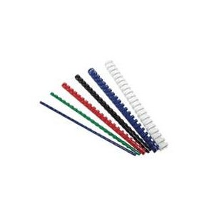 Kroužky pro vazbu 12,5 mm - černé / 100ks